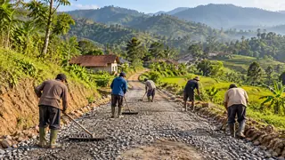 TMMD Cupunagara Bangun Jalan 1,5 Kilometer untuk Akses Pertanian