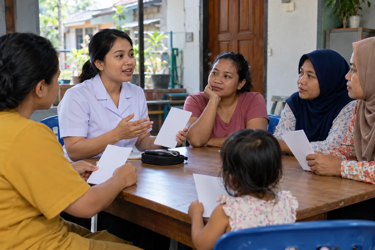 Kebagusan Jalankan Skrining Gula Darah Anak dan Pendampingan Keluarga