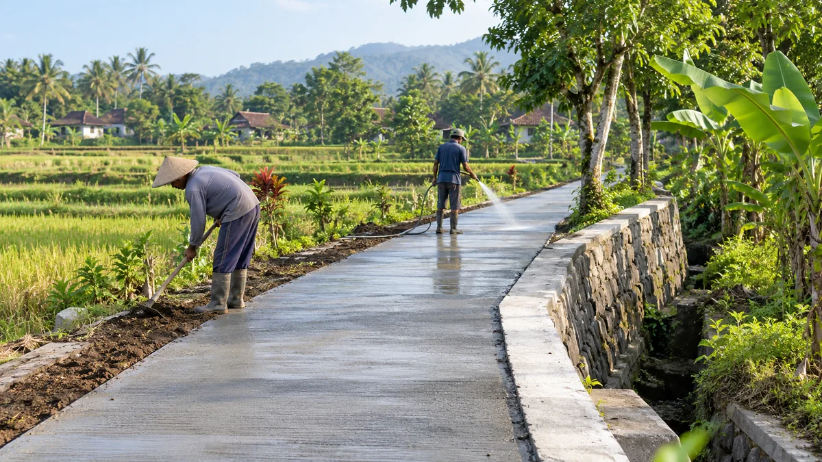 Padat Karya Bantul Ditarget Rampung 17 Oktober, Dua Lokasi Masih Finishing