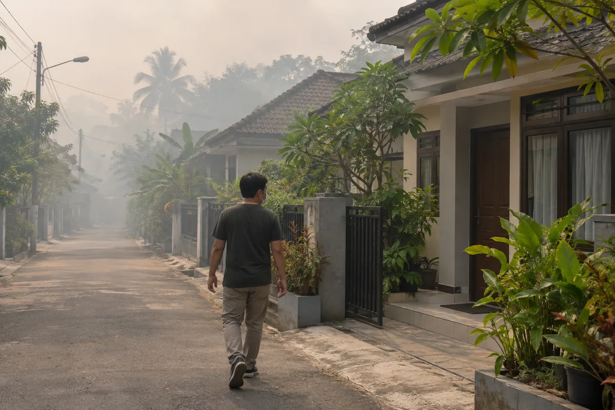 Kemenkes Minta Warga Terdampak Asap Karhutla Batasi Aktivitas Luar Rumah